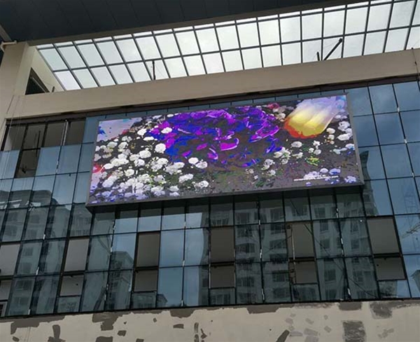 合肥市长丰县下塘工业园户外P4LED大屏
